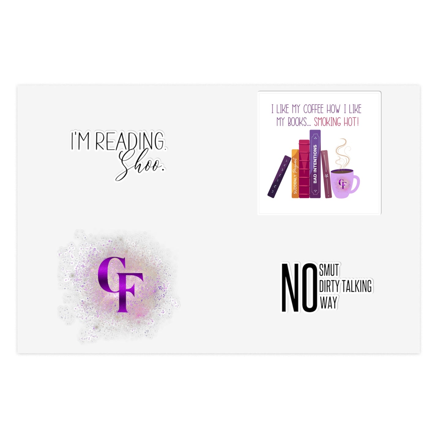 Smut Reader Sticker Sheets