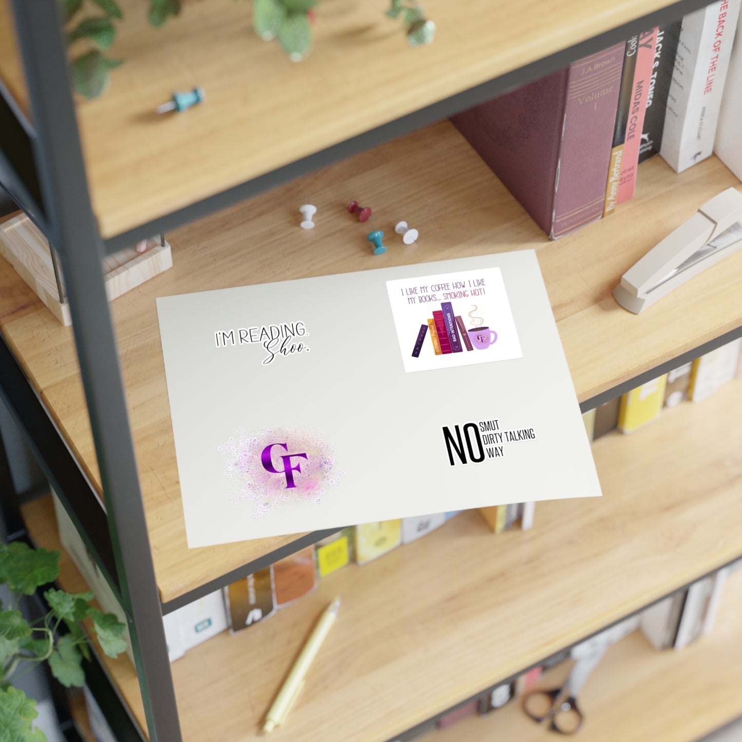 Smut Reader Sticker Sheets
