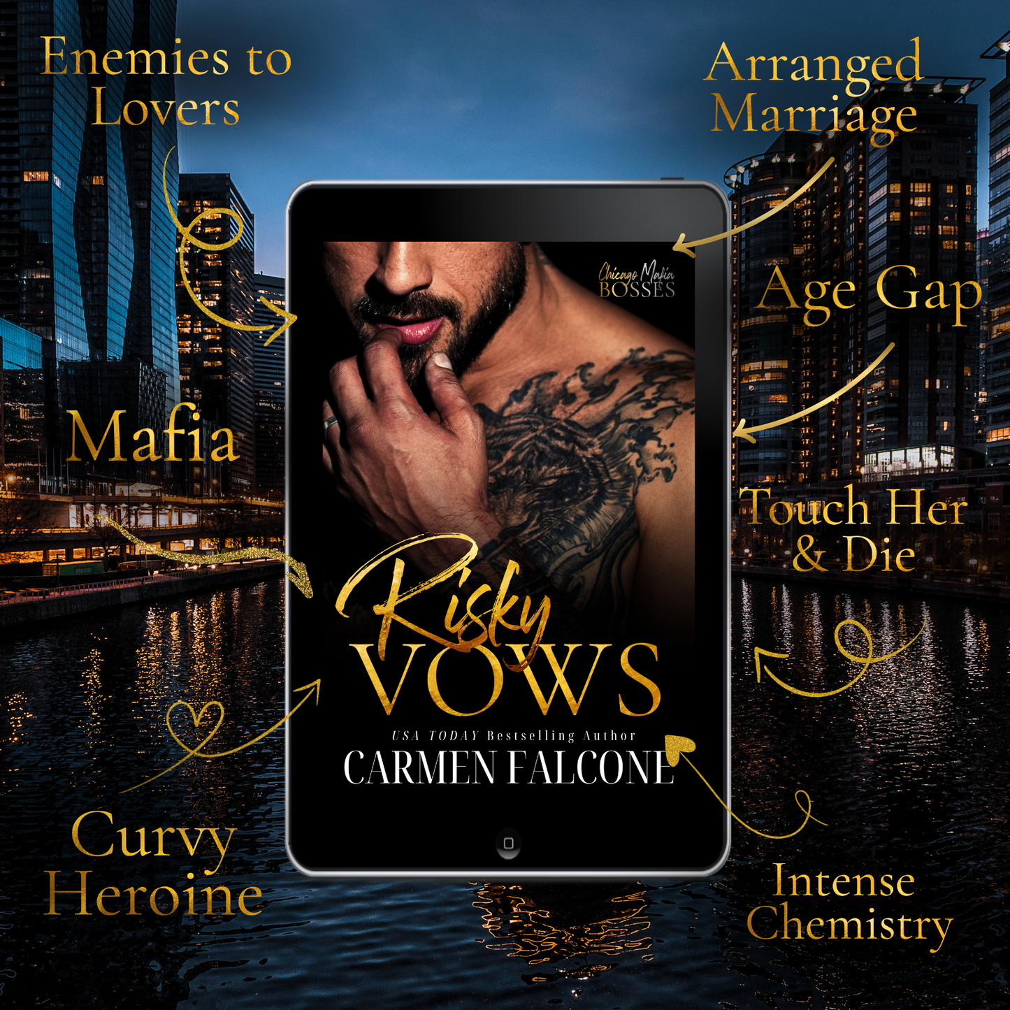Risky Vows: An Arranged Marriage Dark Mafia Romance
